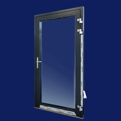 Domo-Okna Hliníkové vchodové dveře prosklené Antracitová šedá