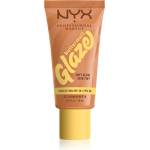 NYX Cosmetics Buttermelt Glaze озаряващ тониращ флуид SPF 30 цвят 03 Cashew Butta 30ml
