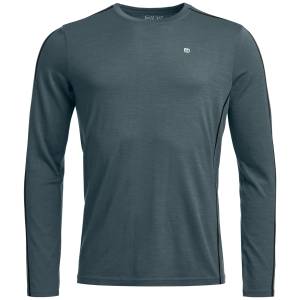Ortovox 185 Rock'N'Wool Long Sleeve M Размер: XL / Цвят: черен