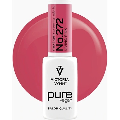 Victoria Vynn hybridní gel lak Pure Vegan Creamy Hybrid Living pink 272 8 ml