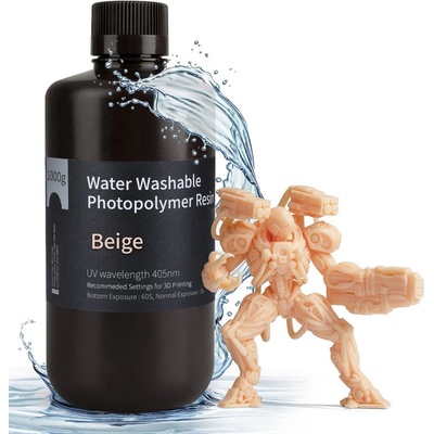 ELEGOO Water Washable Resin Beige 1kg – Zboží Živě