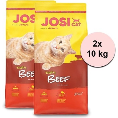 JosiCat Tasty Beef 2 x 10 kg