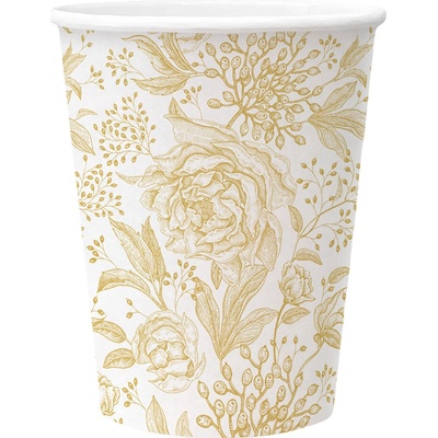 Papierový pohár PAW Eco 250 ml Rose Peonies