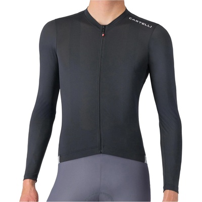 Мъжка фланелка с дълъг ръкав за колоездене Castelli Espresso 2 L/S Jersey Cycling jersey - Black (056-3890-0112)