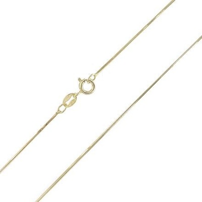 Infinity Silver Stříbrný řetízek hádek pozlacený 1484020G45