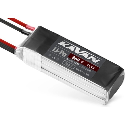 KAVAN Li-Po 860 mAh /11.1 V 30/60C Air pack