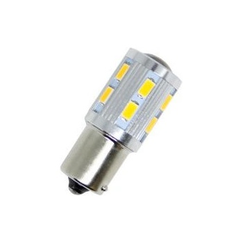 Диодна крушка ba15s с 16 ултраярки диода и лупа единична светлина Оранжев