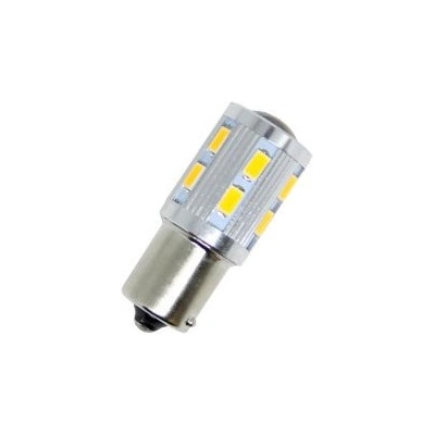 Диодна крушка ba15s с 16 ултраярки диода и лупа единична светлина Оранжев