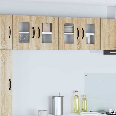 vidaXL Кухненски шкаф Kalmar 2 pcs Сонома дъб 60 x 31 x 40 см (884619)