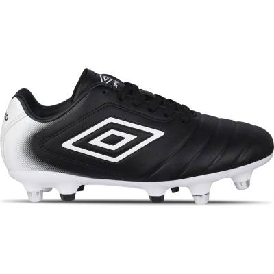 Umbro Детски футболни бутонки Umbro Calcio Soft Ground Football Boots Childrens - Black/White