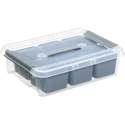 NHG IRIS Probox 8 литра заключваща се кутия за домашни потреби с клещи 27850800 (27850800)
