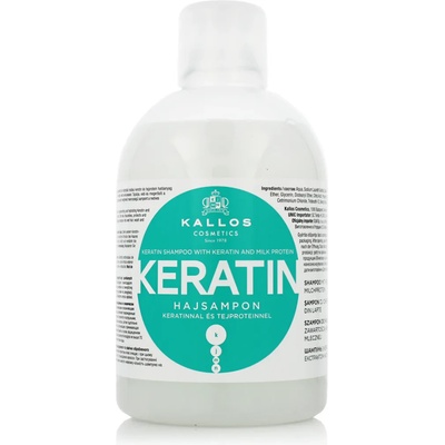 Kallos Kallos Keratin Shampoo With Keratin And Milk Protein 1000 ml
