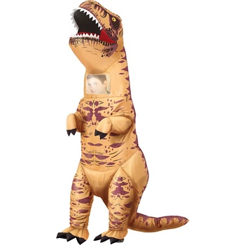 Image 1 of Fiestas Guirca Мъжки костюм - Динозавър Рекс Размер - Възрастни: L