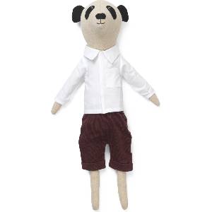 Ferm Living Плюшена кукла Teddy панда (1104268166)