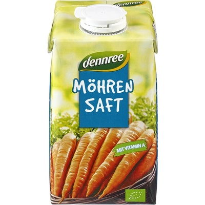 Dennree Šťáva mrkev BIO 500 ml