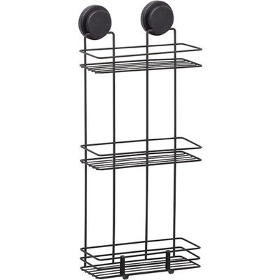 Metalife Етажерка за баня Metalife MGS-720, 3 нива, 51.5x39x49.5 см, Черен (MGS-720)