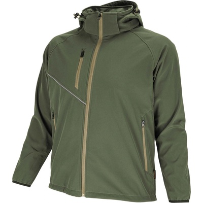 BENNON Яке bennon force green/sand / Софтшел яке с подвижна качулка - зелено/пясъчно m (0954180050-m 48-50)
