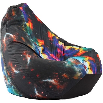 Image 1 of PUFRELAX Пуф, круша, 220л. , Nirvana Hobbit, Misty Lagoon, Водоустойчив, Перящ се калъф, Пълнеж от Полистиролни перли, принт, 8334 (PUF-G-NH-TEXP-NEB)