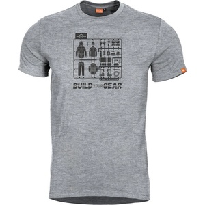 Pentagon Къса тениска Ageron "Build Your Gear", Меланж (K09012-BG-16)