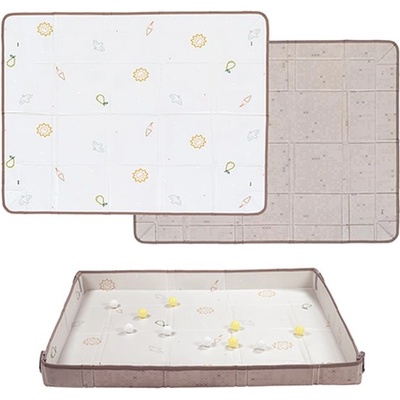 Taf Toys Двустранна подложка за игра с топки Taf Toys - Fold ′n Fun, бяла (TT13505)