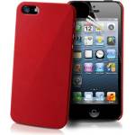 Apple iPhone 5 Твърд Капак Червен + Протектор