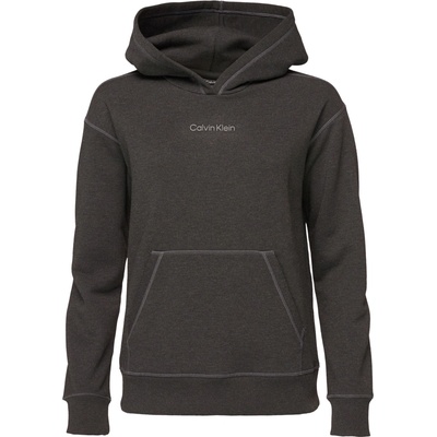 Calvin Klein Pullover Hoodie tmavo sivábiela