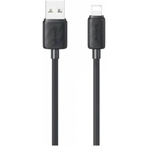 Usams USB-A to Lightning Cable 1 m Black