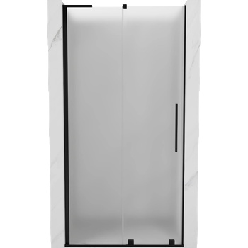 Mexen Velar L плъзгащи се душ врати 110 см, скреж, черни - 871-110-003-31-70 (871-110-003-31-70)