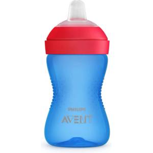 Philips Чаша с Мек Накрайник Без Разливане - 300 мл, 9м+, Синя