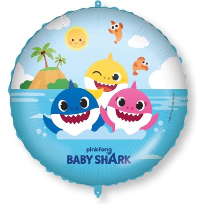Procos Балон от фолио - Baby Shark кръг 46 см