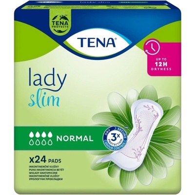 TENA Lady Slim Normal inkontinenčné vložky 4 kvapky 24 ks