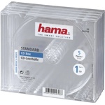 Hama Кутия за CD/DVD HAMA Jewel Case, 5бр (HAMA-44748)