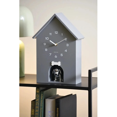 Karlsson Стенен часовник Karlsson Dog House 36, 5 cm (KA6096GY)
