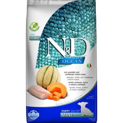N&D Ocean Puppy Mini Grain Free Codfish & Pumpkin & Melon 2,5 kg
