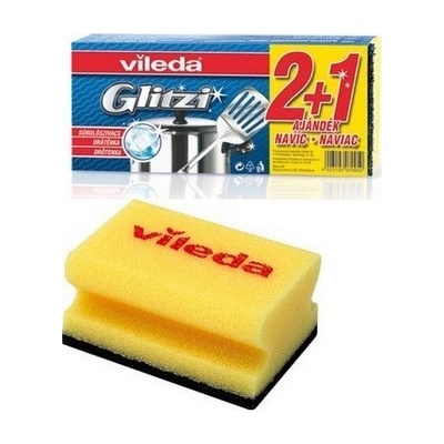 Vileda Glitzi hubka s chráničom nechtov + pevná drôtenka 2 +1 ks