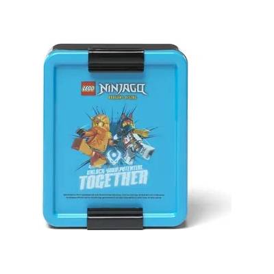 Smartlife Lego Ninjago box na desiatu modrá 6040521736