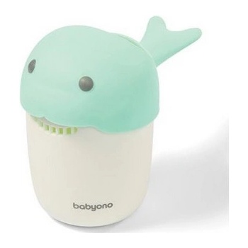 BabyOno Hrnček umývanie hlavičky Whale mätový