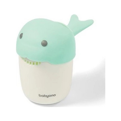 BabyOno Hrnček umývanie hlavičky Whale mätový