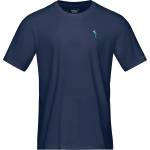 Norrøna Мъжка тениска Norrøna /29 Cotton Activity Embroidery T-shirt - Indigo Night (216-2552-0211)