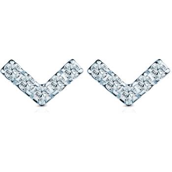 SAVICKI Обеци Share Your Love: бяло злато, диаманти