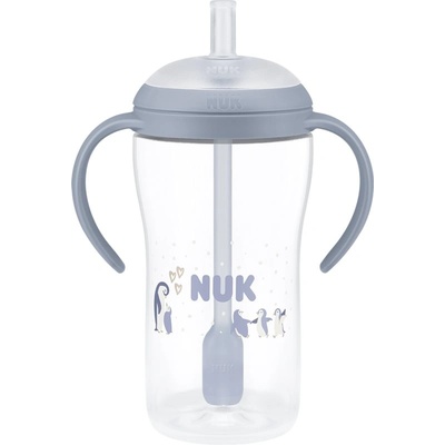 Nuk Perfect Match Penguin шише със сламка 8m+ 260ml