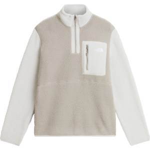 The North Face Поларена блуза The North Face Mens Yumiori Outdoor 1/4-Zip Fleece Top - Stone Slab