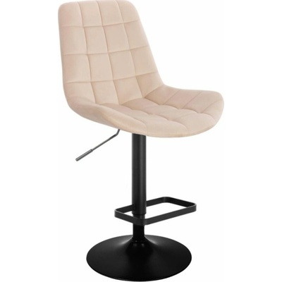 LuxuryForm Design Paris Velur na čiernom tanieri krémová