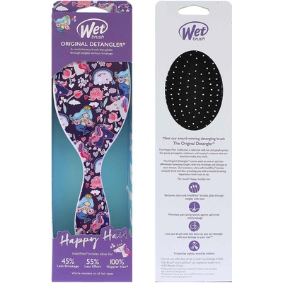Wet Brush Original Detangler Happy Hair Четка за коса Mermaids And Uorns