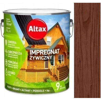 Pryskyřičný impregnační nátěr na dřevo 4,5l ořech Altax ochrana 9 let