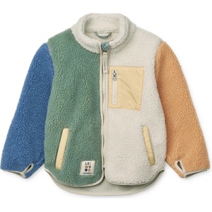 LIEWOOD Детско поларено яке LIEWOOD Kid's Nolan Pile Jacket Fleece jacket - Peppermint Multi Mix - размер 122 (EU) (703-6690-0418)