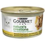Purina GOURMET GOLD Nature's Creations Chicken - Пилешко месо със спанак и домати (85 г)