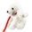 Rappa Плюшена играчка Rappa Еко приятели - Пудел с каишка, 28 cm (242500)