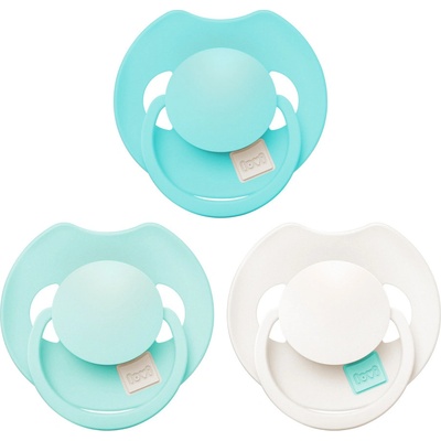 LOVI Dudlík silikonový dynamický Prime 3ks Aqua Green