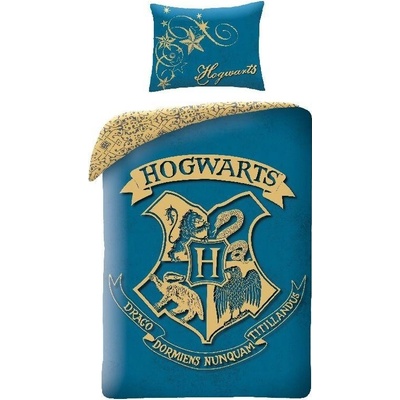 Halantex Obliečky Harry Potter blue Bavlna 140x200 70x90